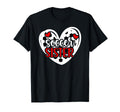 Soccer Sister Heart Sister Soccer T-Shirt - Trendy Graphic Men Women - T-Shirt, Sweatshirt, Hoodie