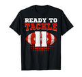 Football 11Th Birthday Player Tackle Team T-Shirt - Trendy Graphic Unisex - T-Shirt, Sweatshirt, Hoodie
