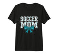 Soccer Mom Coquette Bow Mothers T-Shirt - Casual Everyday Wear Men Women - T-Shirt, Sweatshirt, Hoodie