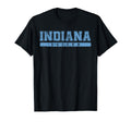 Indiana Soccer Sky Blue Text T-Shirt - Minimalist Print Unisex - T-Shirt, Sweatshirt, Hoodie