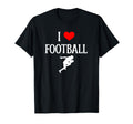 I Love Football I Heart Football Funny T-Shirt - Fun Novelty Design Unisex - T-Shirt, Sweatshirt, Hoodie