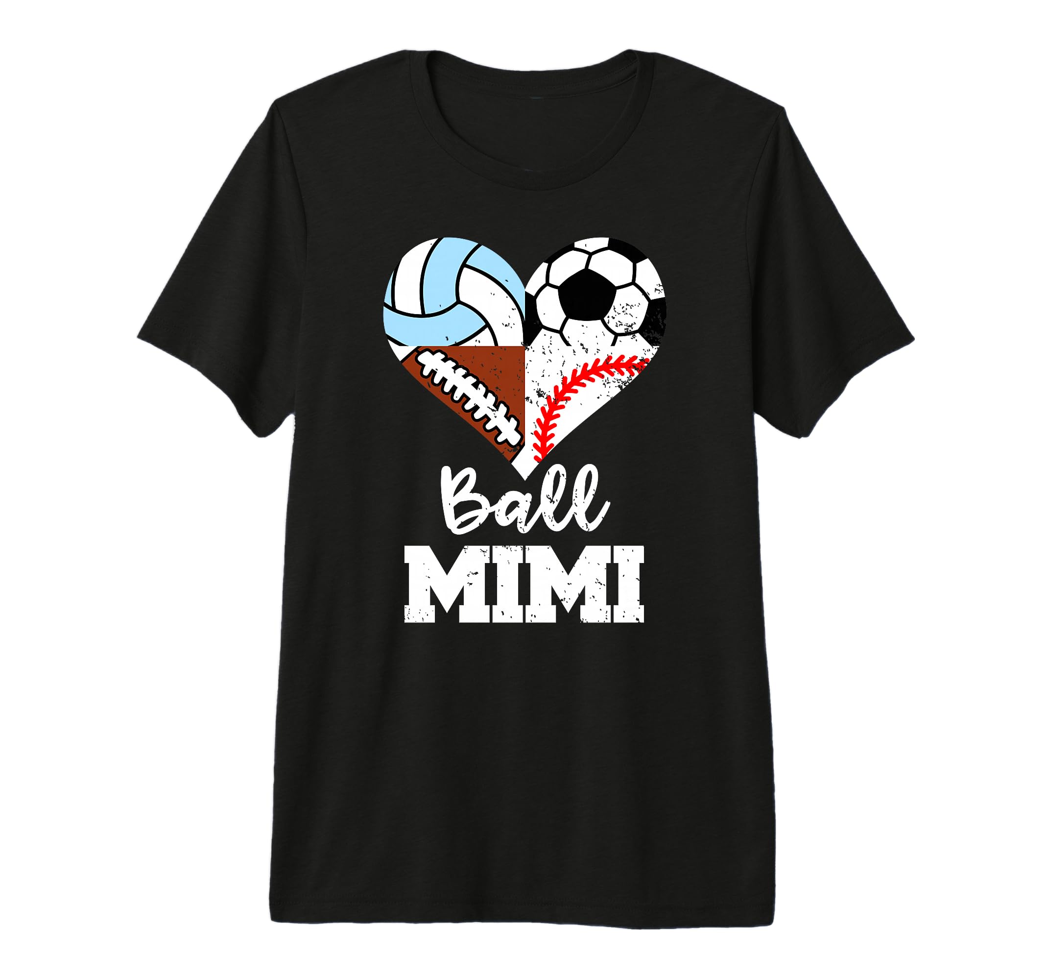Ball Mimi Soccer Football Baseball T-Shirt - Minimalist Print for Adults - T-Shirt, Sweatshirt, Hoodie