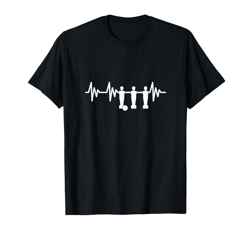 Table Football Heartbeat Football T-Shirt - Custom Art Print Men Women - T-Shirt, Sweatshirt, Hoodie
