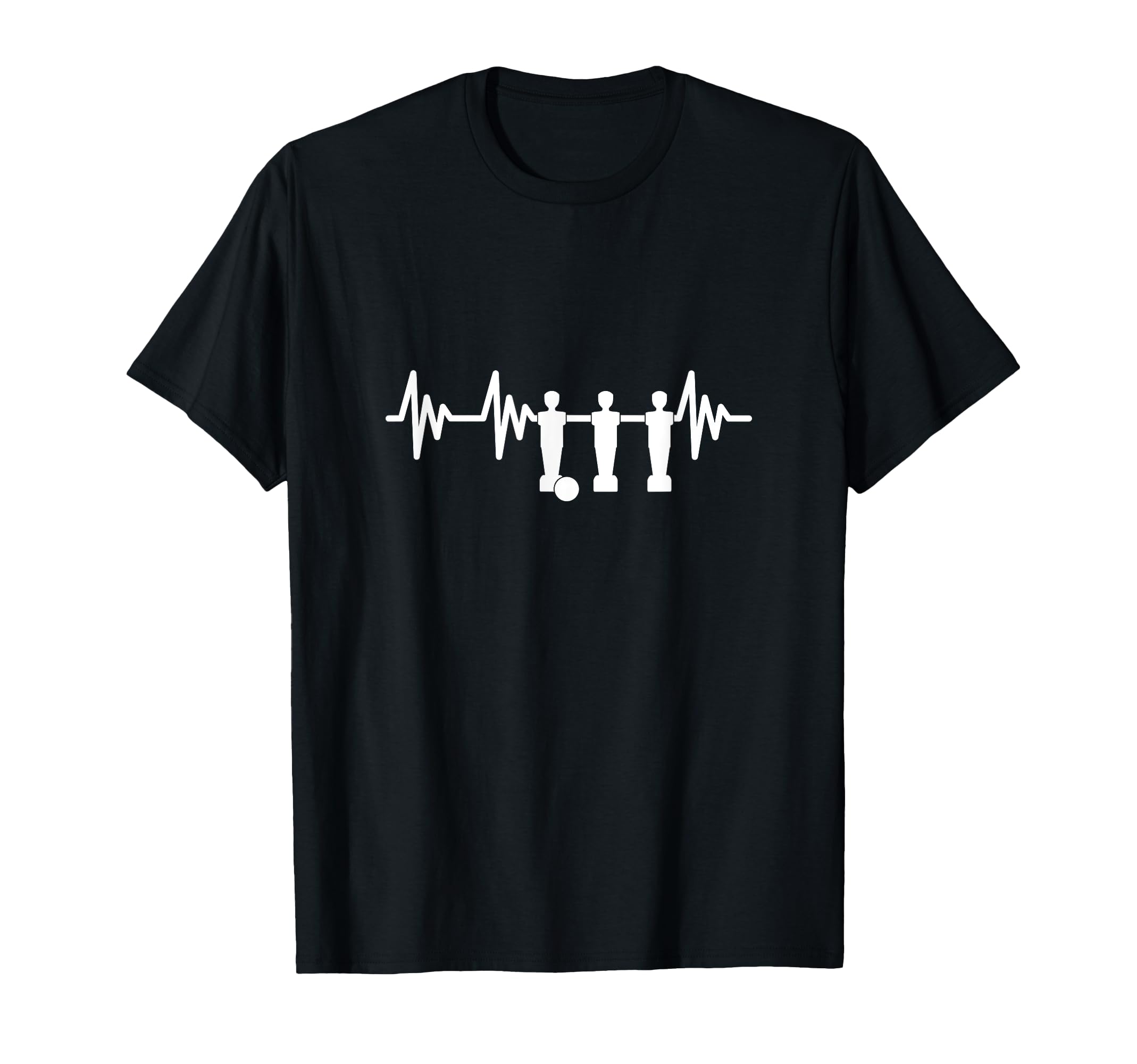 Table Football Heartbeat Football T-Shirt - Custom Art Print Men Women - T-Shirt, Sweatshirt, Hoodie