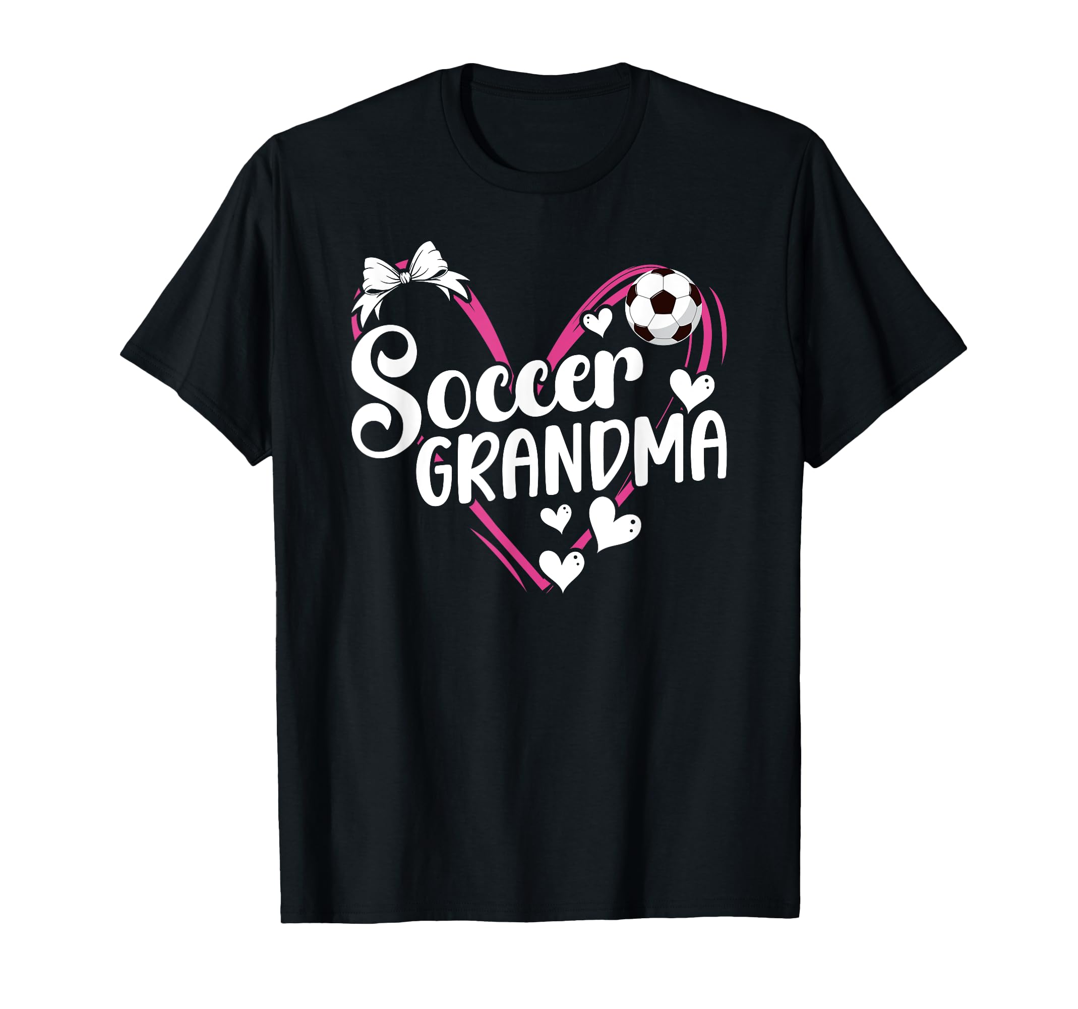 Soccer Grandma Heart Grandma Soccer T-Shirt - Unique Graphic Men Women - T-Shirt, Sweatshirt, Hoodie