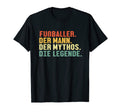 Mens Footballer Mythos Legend Football T-Shirt - Unique Graphic for Adults - T-Shirt, Sweatshirt, Hoodie