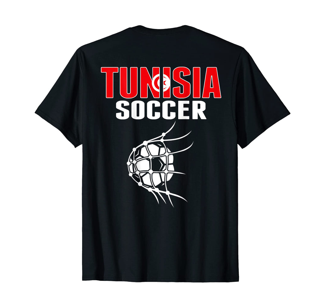 Tunisia Soccer Fans Jersey Support T-Shirt - Novelty Apparel Unisex - T-Shirt, Sweatshirt, Hoodie