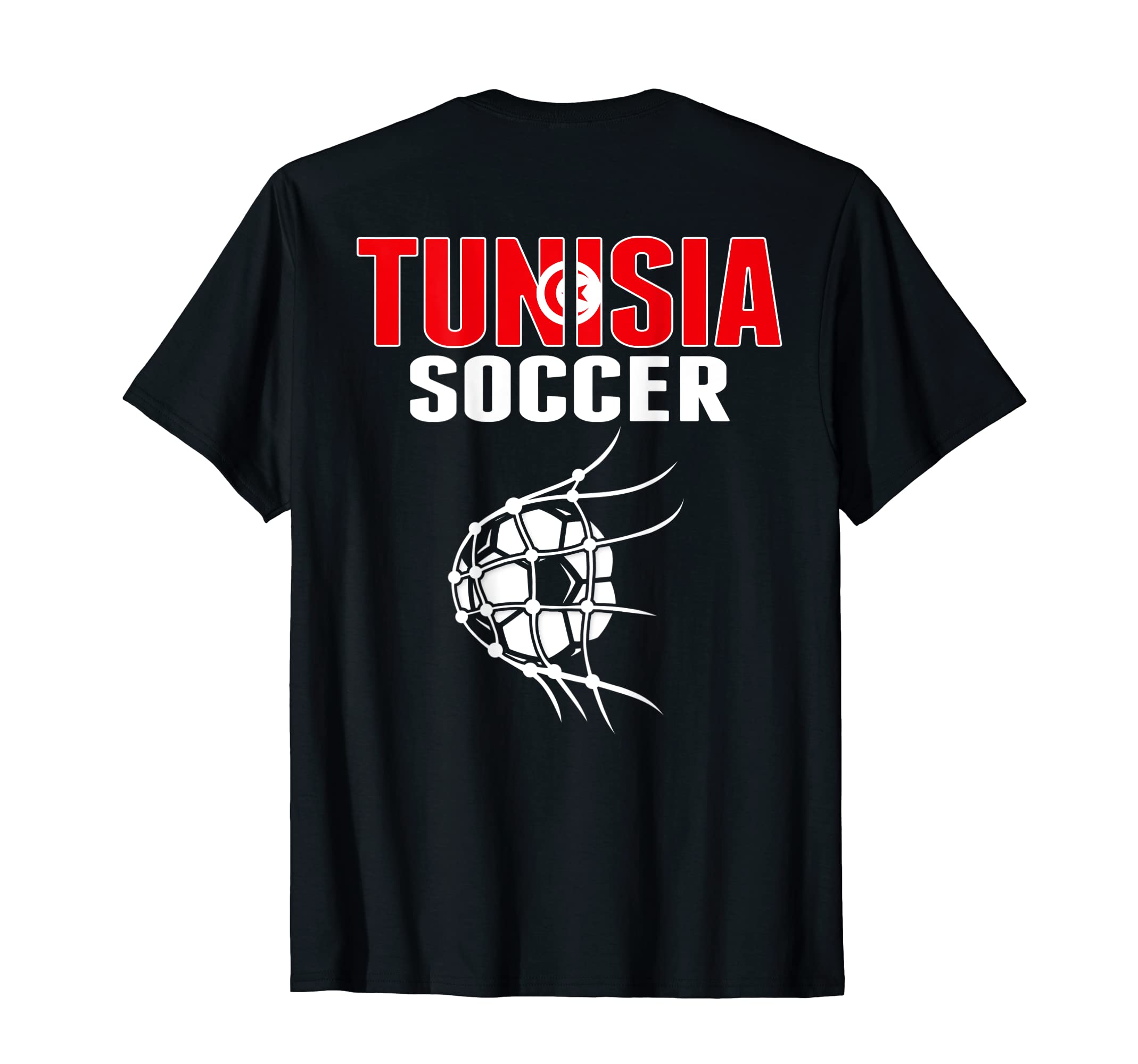 Tunisia Soccer Fans Jersey Support T-Shirt - Novelty Apparel Unisex - T-Shirt, Sweatshirt, Hoodie
