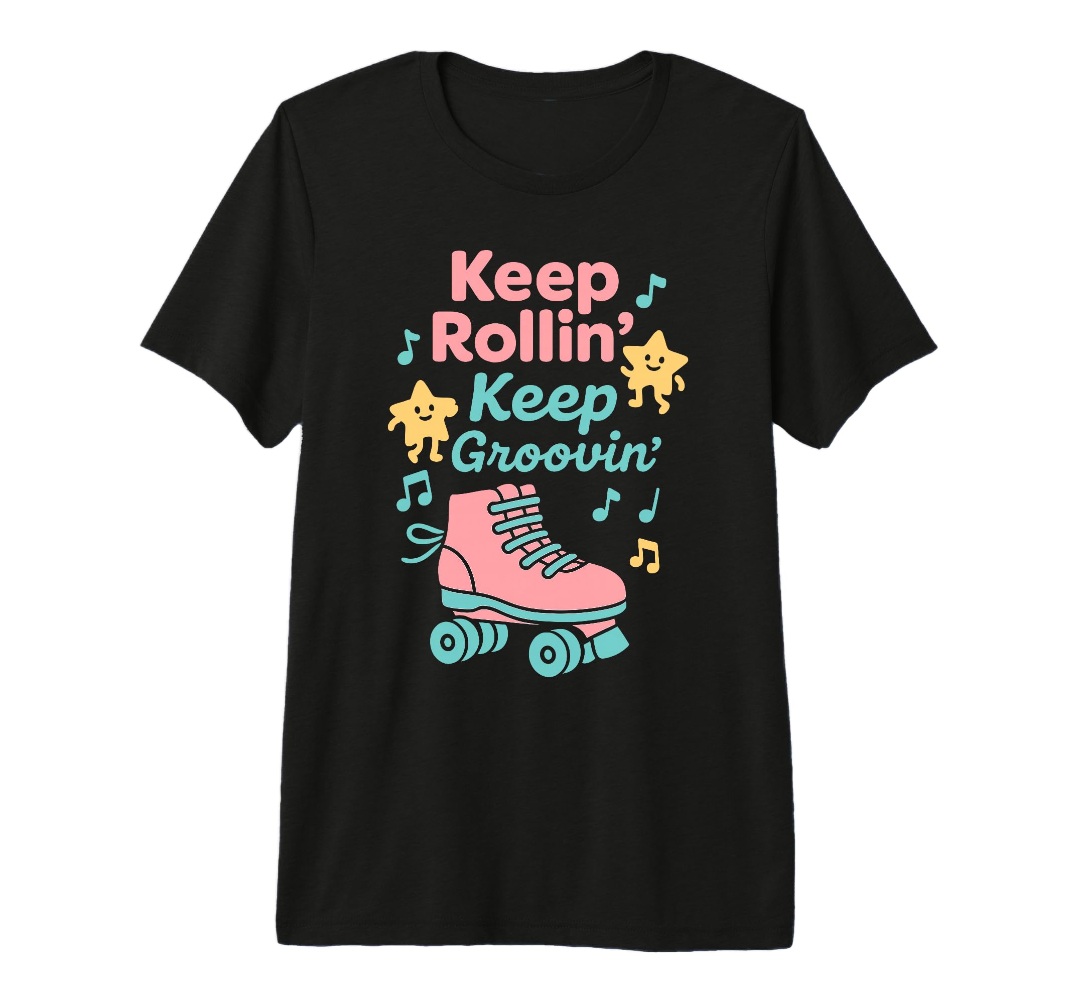 Roller Rink Crew Skate Disco Vibes T-Shirt - Minimalist Print for Adults - T-Shirt, Sweatshirt, Hoodie