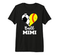 Ball Mimi Funny Soccer Softball Heart Tri T-Shirt - Graphic Print Unisex - T-Shirt, Sweatshirt, Hoodie