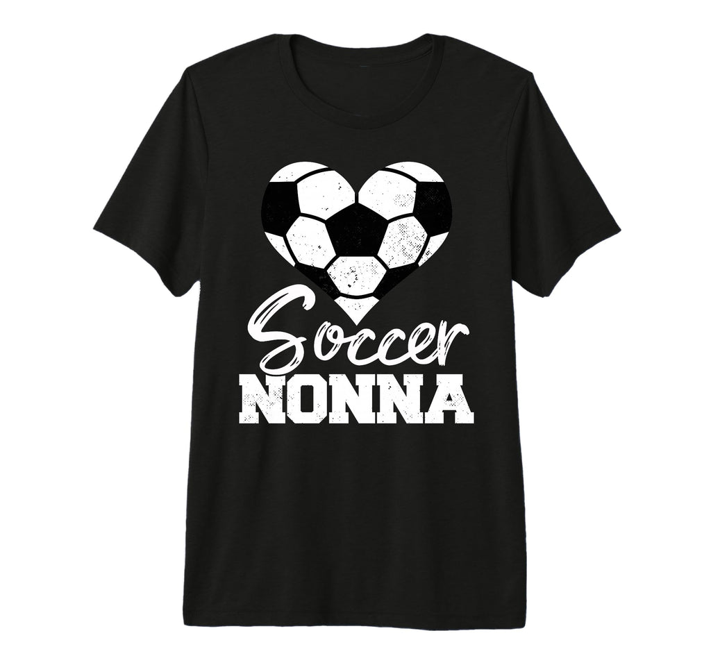 Soccer Nonna Heart Funny Heartfelt T-Shirt - Fun Novelty Design for Adults - T-Shirt, Sweatshirt, Hoodie