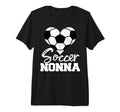 Soccer Nonna Heart Funny Heartfelt T-Shirt - Fun Novelty Design for Adults - T-Shirt, Sweatshirt, Hoodie