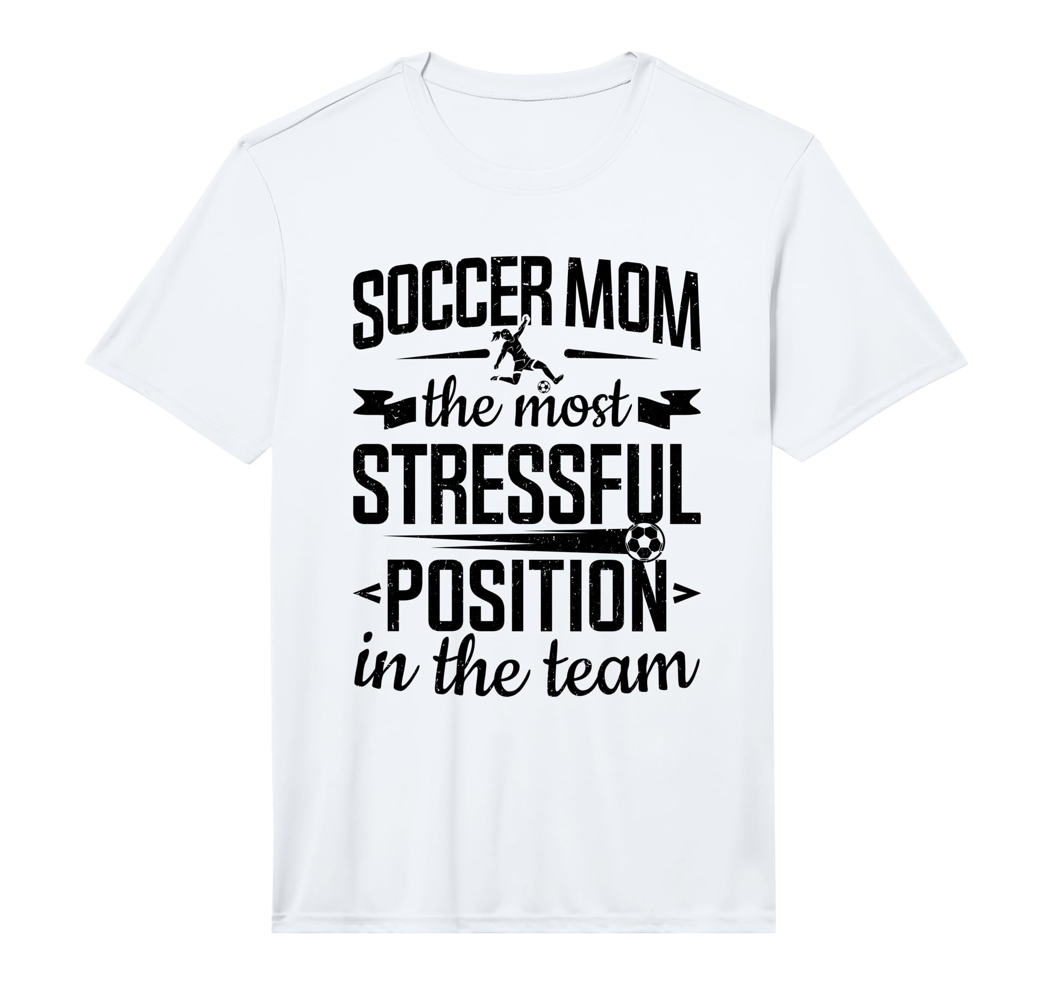 Mens Soccer Mom Stressful Position T-Shirt - Unique Graphic for Adults - T-Shirt, Sweatshirt, Hoodie