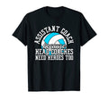 Assistant Coach Because Head T-Shirt - Aesthetic Graphic for Adults - T-Shirt, Sweatshirt, Hoodie