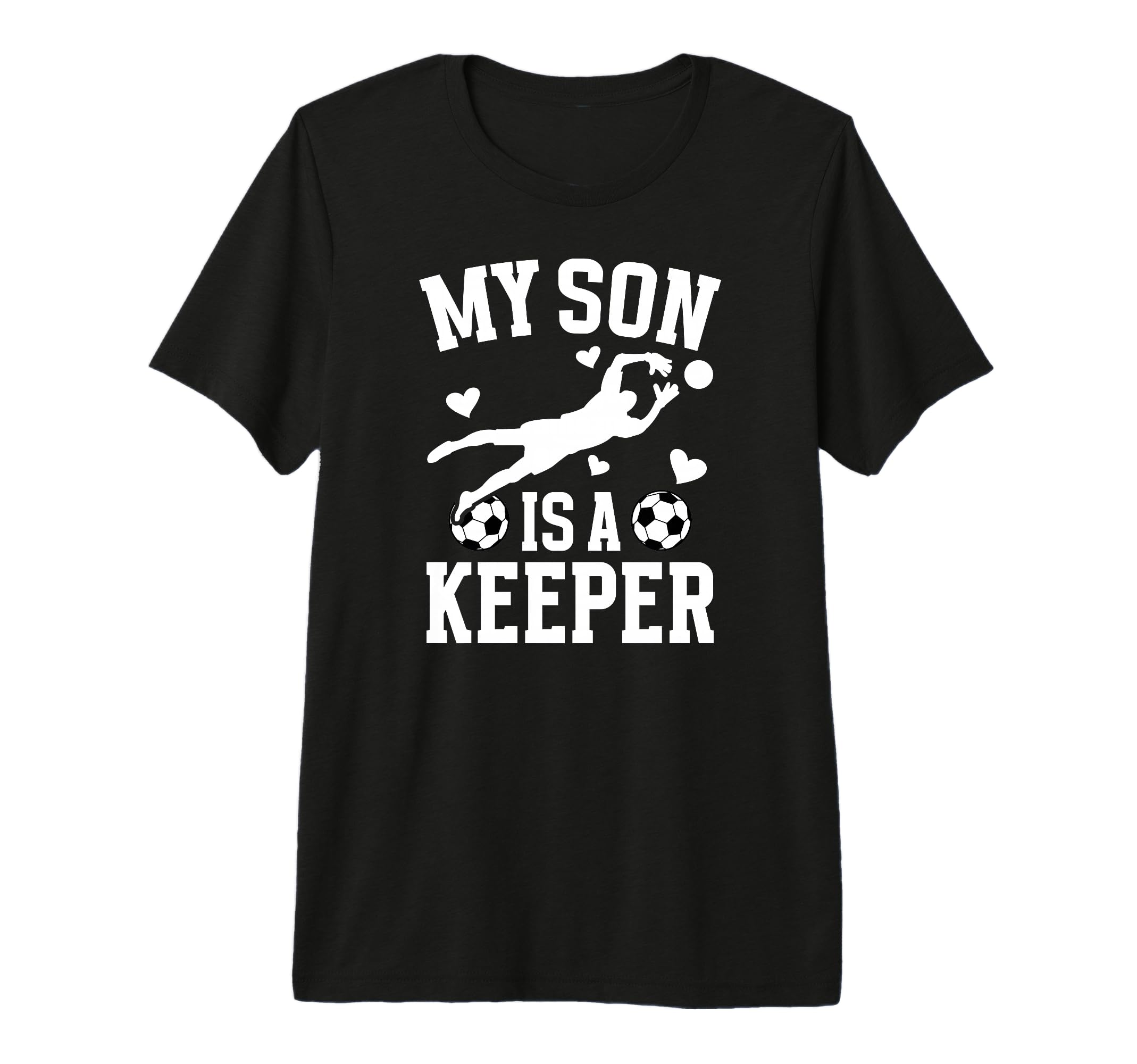 My Son Is Soccer Keeper Mom Soccer T-Shirt - Trendy Graphic Unisex - T-Shirt, Sweatshirt, Hoodie