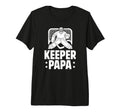 Mens Ice Hockey Keeper Papa Ice T-Shirt - Casual Everyday Wear for Adults - T-Shirt, Sweatshirt, Hoodie