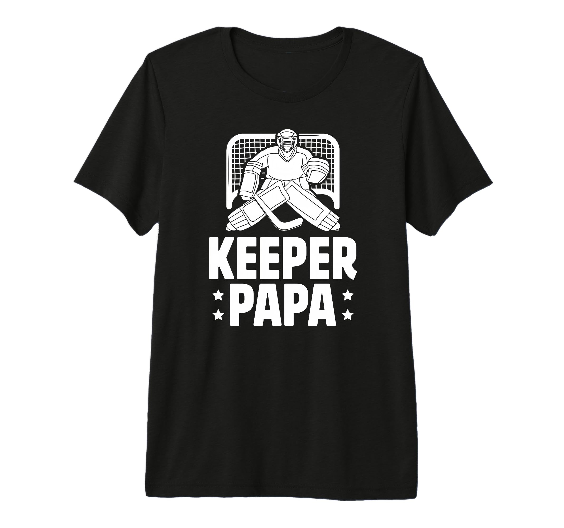 Mens Ice Hockey Keeper Papa Ice T-Shirt - Casual Everyday Wear for Adults - T-Shirt, Sweatshirt, Hoodie