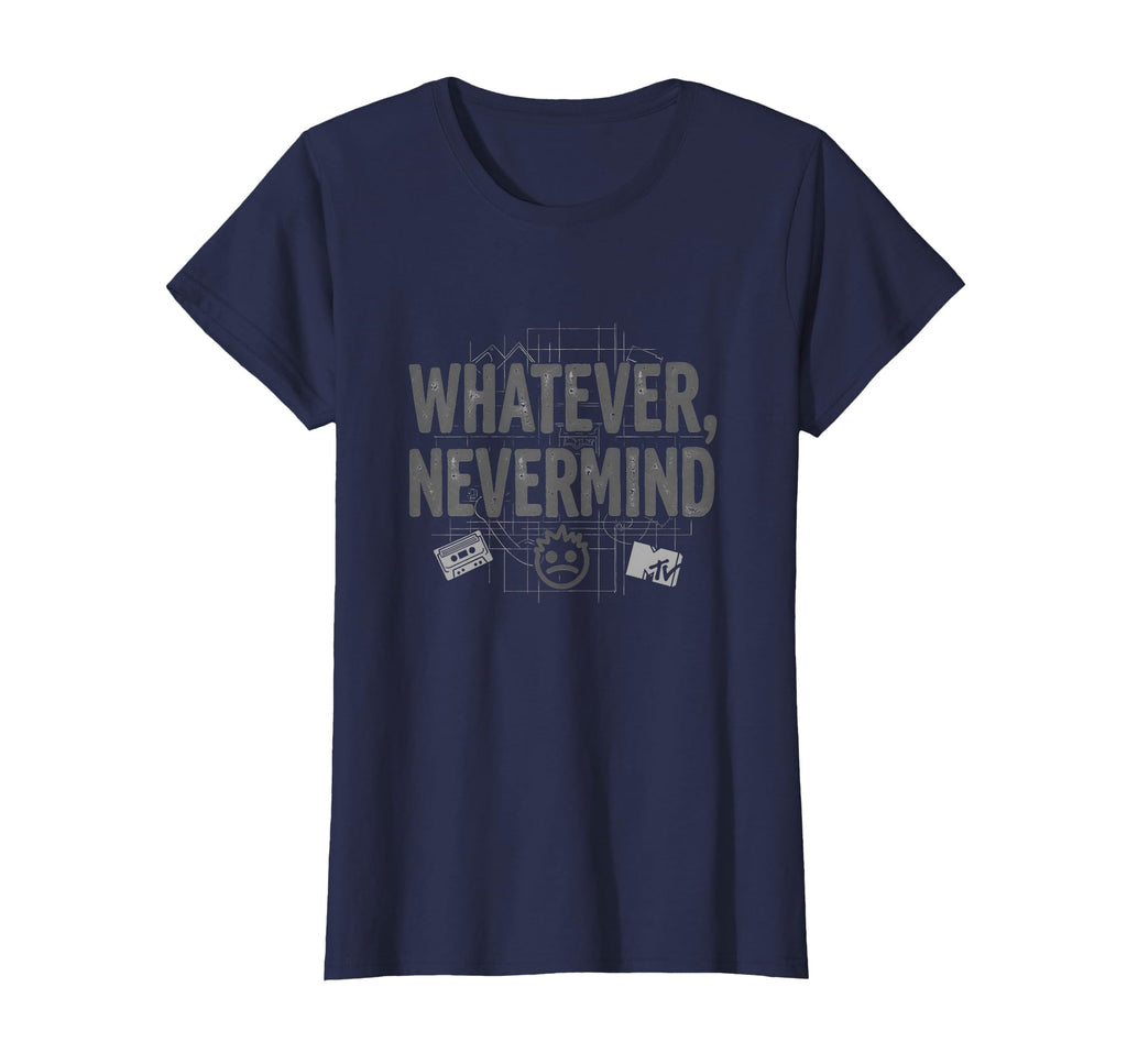 Whatever Nevermind Gen X Nostalgic T-Shirt - Minimalist Print for Adults - T-Shirt, Sweatshirt, Hoodie