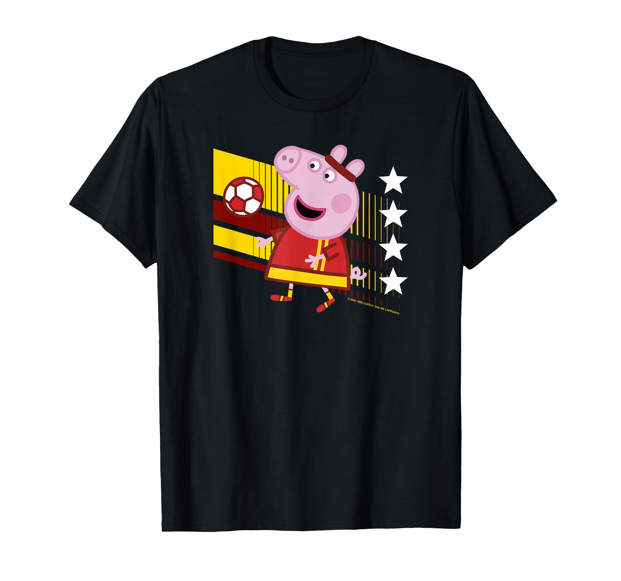 Peppa Pig China Soccer Colors T-Shirt - Novelty Apparel Unisex - T-Shirt, Sweatshirt, Hoodie