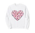 Heart Shaped Soccer Ball Artwork Sweatshirt - Streetwear Style Men Women - T-Shirt, Sweatshirt, Hoodie