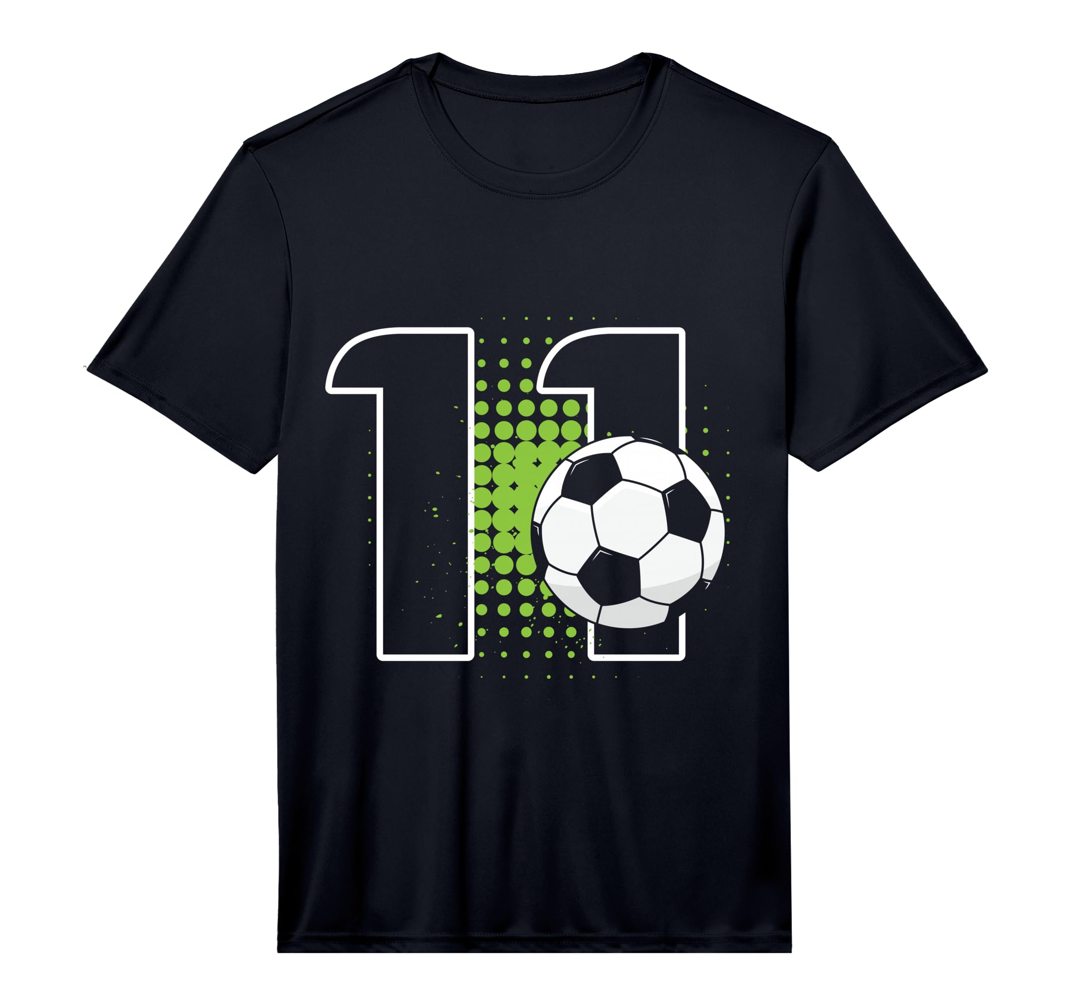 11Th Birthday Soccer Player Football T-Shirt - Minimalist Print Men Women - T-Shirt, Sweatshirt, Hoodie