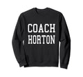 Coach Horton Custom Football Sweatshirt - Casual Everyday Wear for Adults - T-Shirt, Sweatshirt, Hoodie