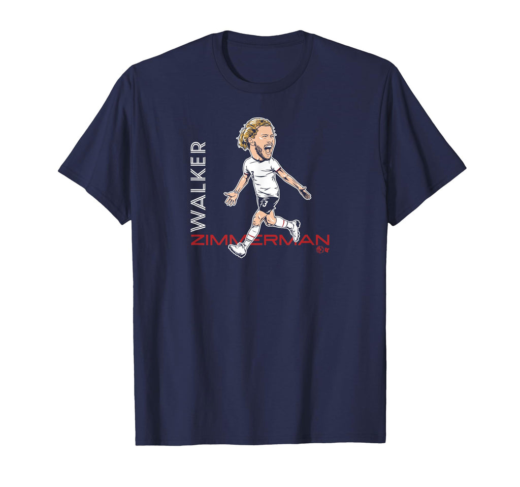 Walker Zimmerman Caricature United States T-Shirt - Unique Graphic Unisex - T-Shirt, Sweatshirt, Hoodie