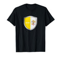 Vatican Flag Badge Soccer Fans T-Shirt - Streetwear Style for Adults - T-Shirt, Sweatshirt, Hoodie