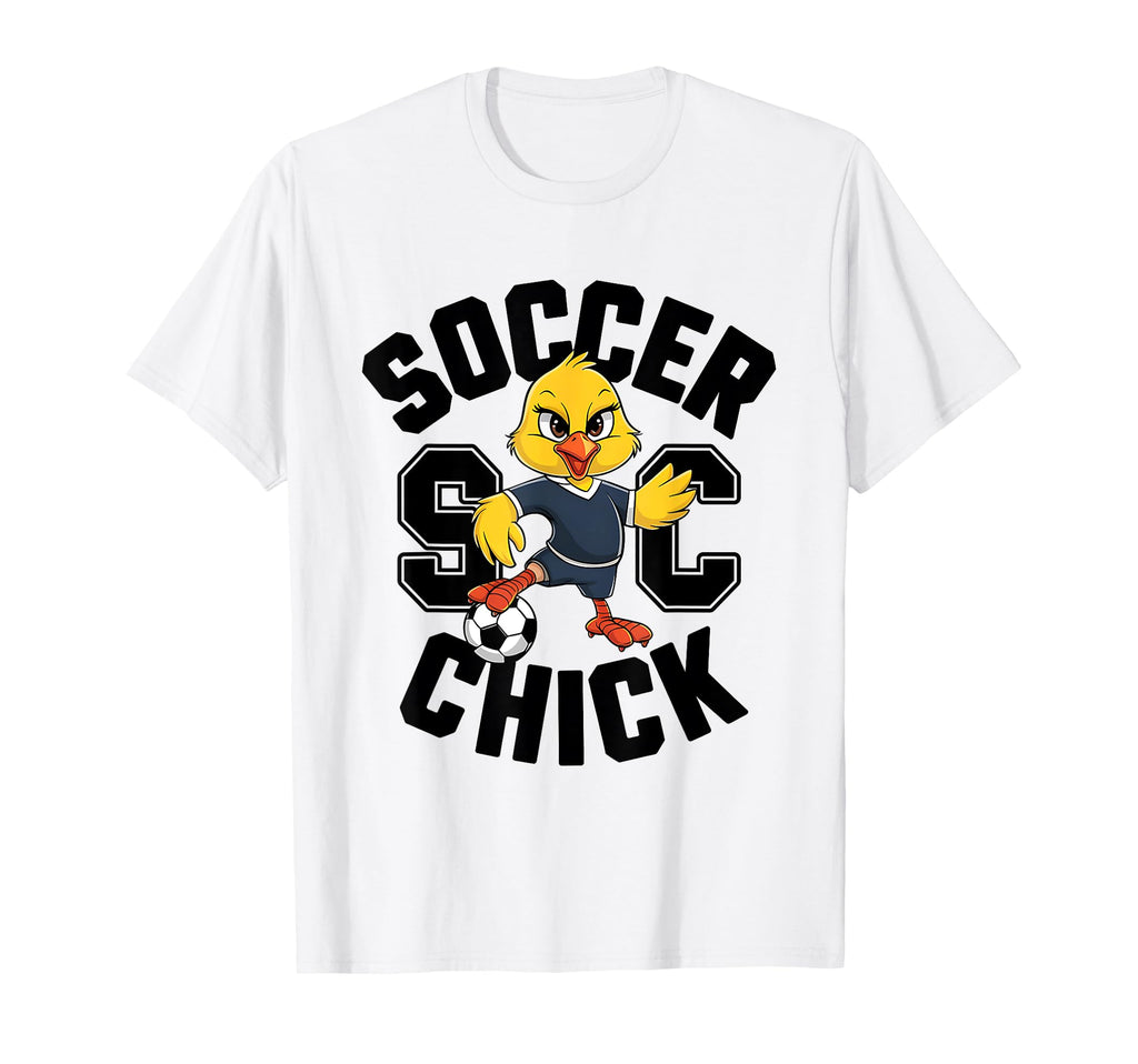 Soccer Chick Soccer Player Soccer T-Shirt - Aesthetic Graphic Unisex - T-Shirt, Sweatshirt, Hoodie
