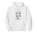 Roller Skate Patent Blueprint Roller Hoodie - Fun Novelty Design Unisex - T-Shirt, Sweatshirt, Hoodie