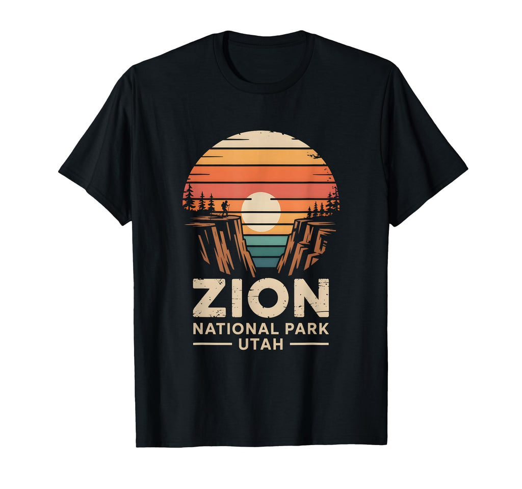 Zion National Park Utah Sunset T-Shirt - Unique Graphic for Adults - T-Shirt, Sweatshirt, Hoodie