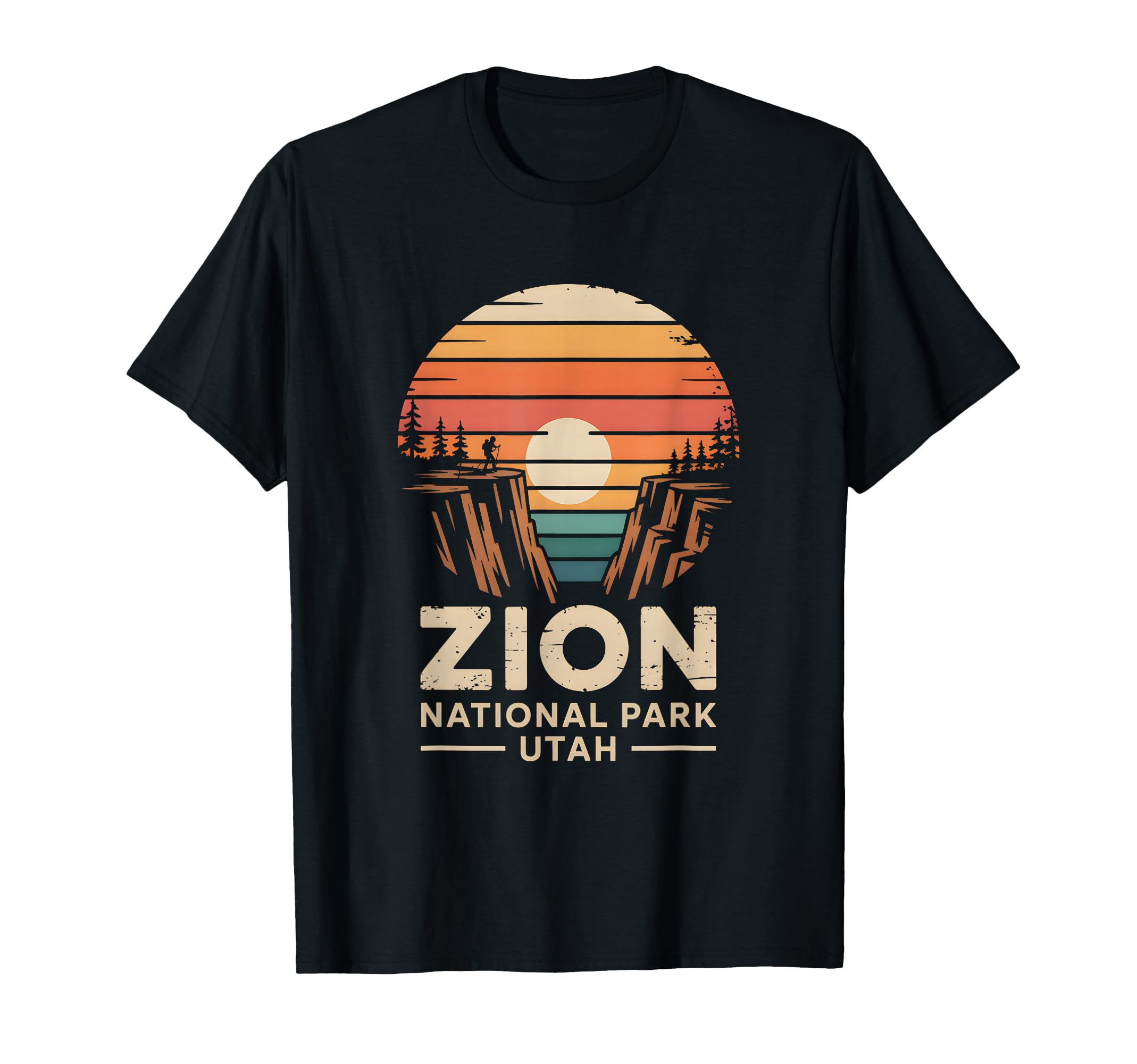 Zion National Park Utah Sunset T-Shirt - Unique Graphic for Adults - T-Shirt, Sweatshirt, Hoodie
