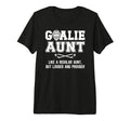 Hockey Goalie Aunt Definition Hockey T-Shirt - Minimalist Print Men Women - T-Shirt, Sweatshirt, Hoodie