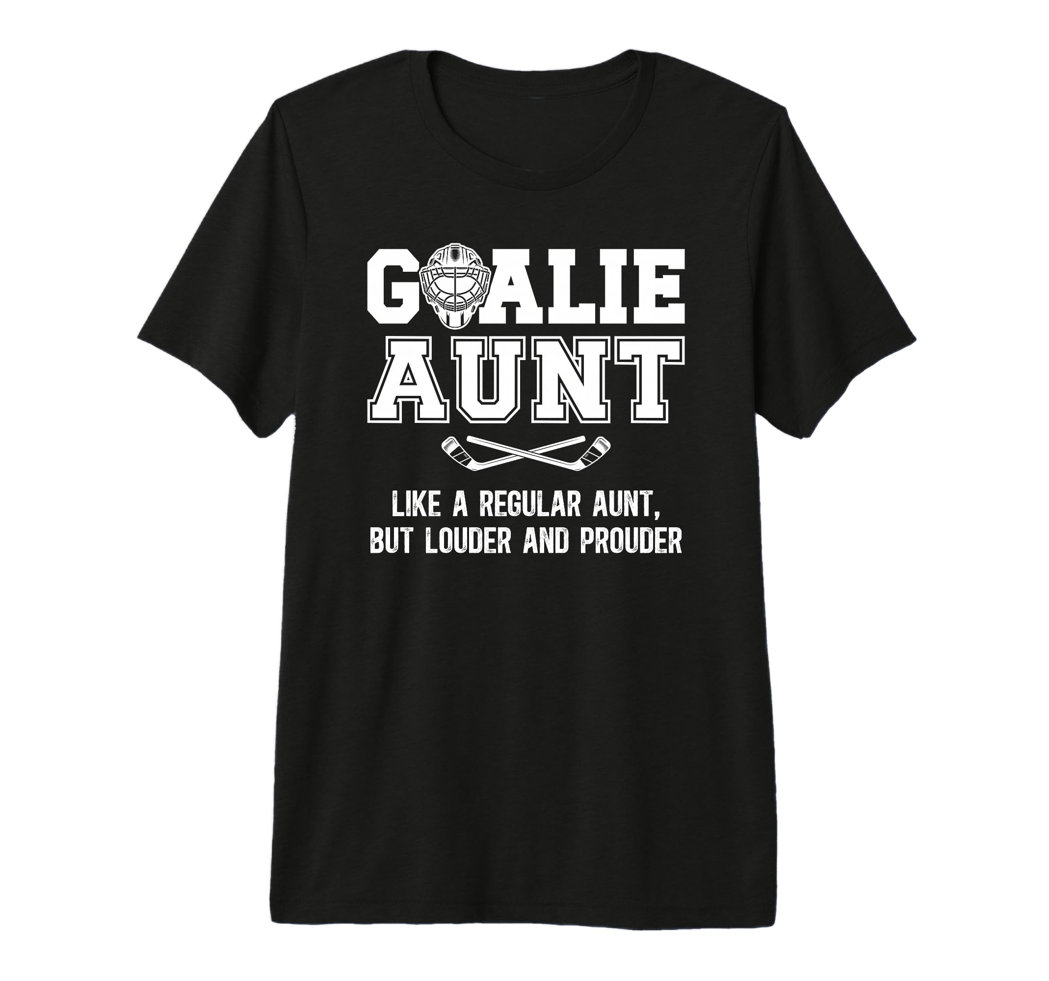 Hockey Goalie Aunt Definition Hockey T-Shirt - Minimalist Print Men Women - T-Shirt, Sweatshirt, Hoodie