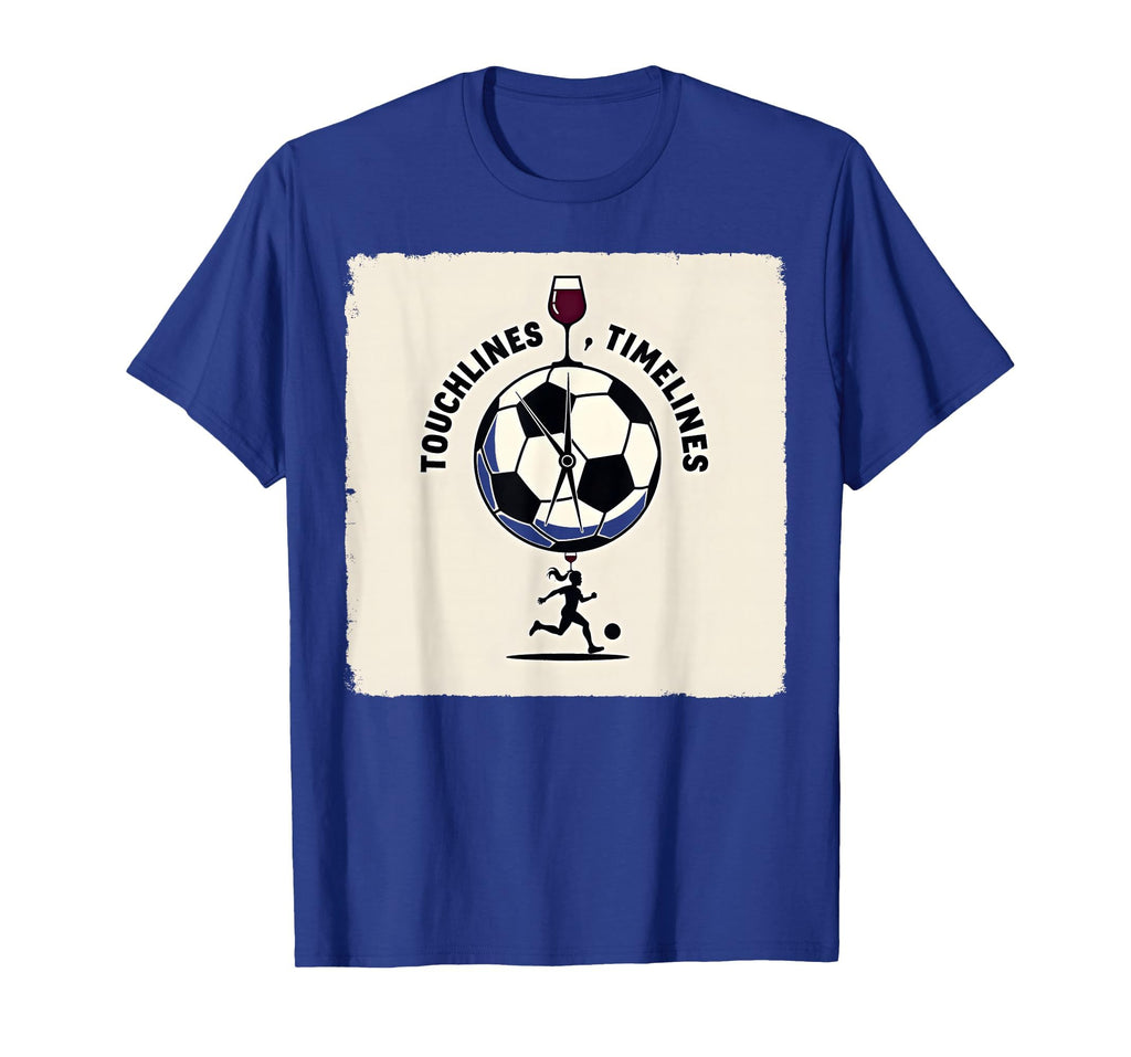 Soccer Mom Touchlines Timelines Sweatshirt - Fun Novelty Design for Adults - T-Shirt, Sweatshirt, Hoodie