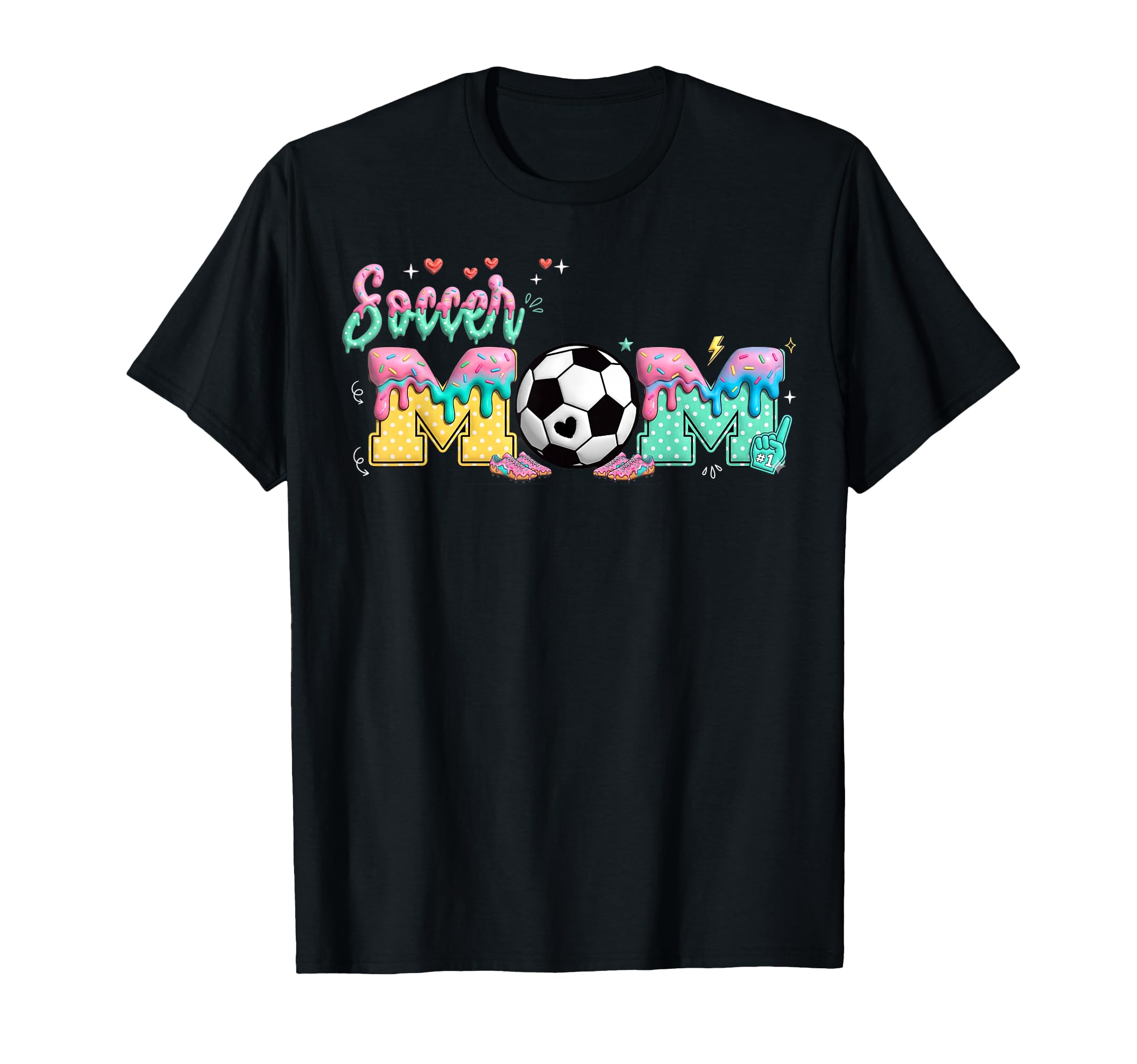 Soccer Mom Drip Soccer Mama Mommy T-Shirt - Trendy Graphic for Adults - T-Shirt, Sweatshirt, Hoodie