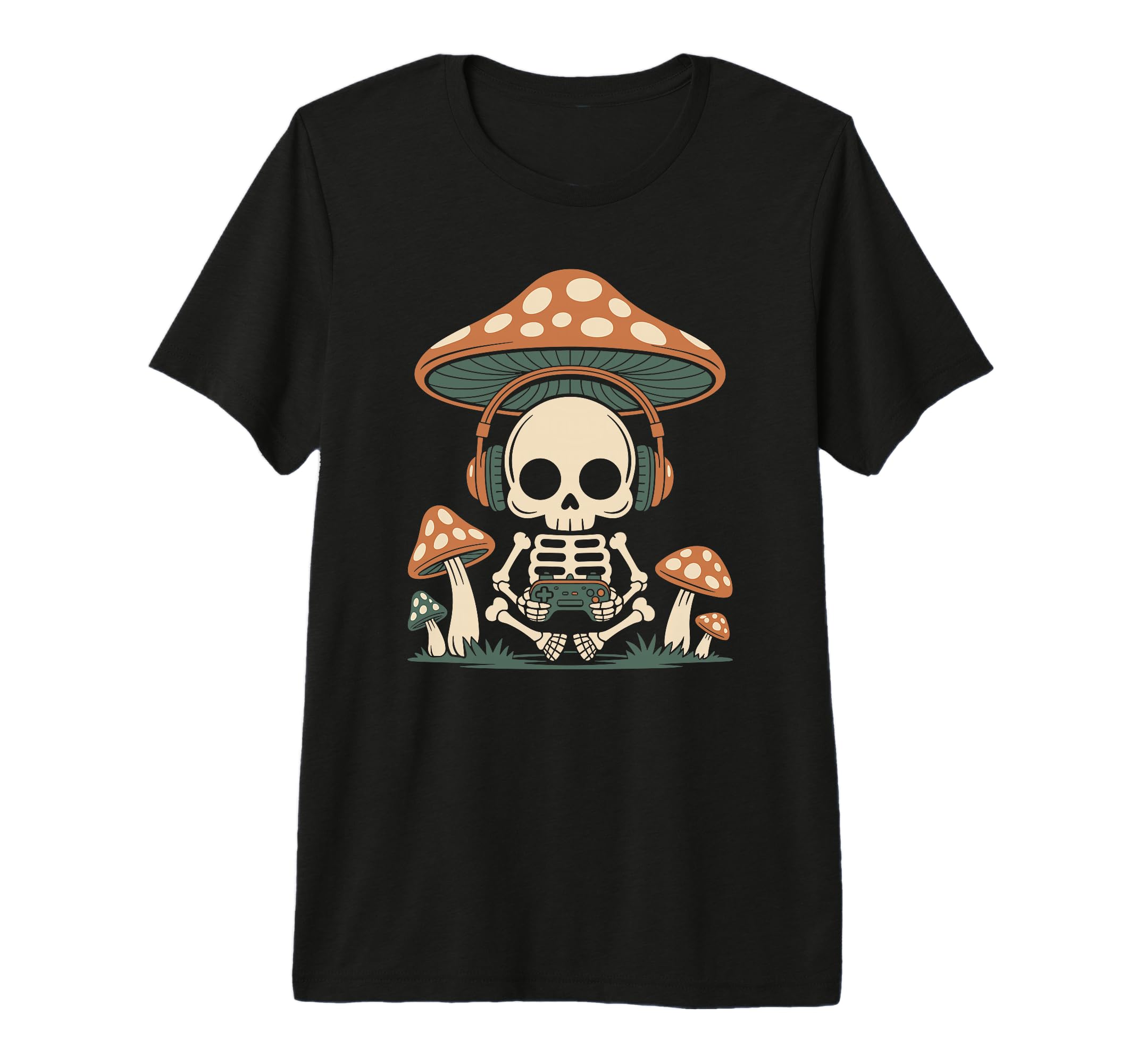 Gamer Skeleton Sitting Under T-Shirt - Streetwear Style Men Women - T-Shirt, Sweatshirt, Hoodie