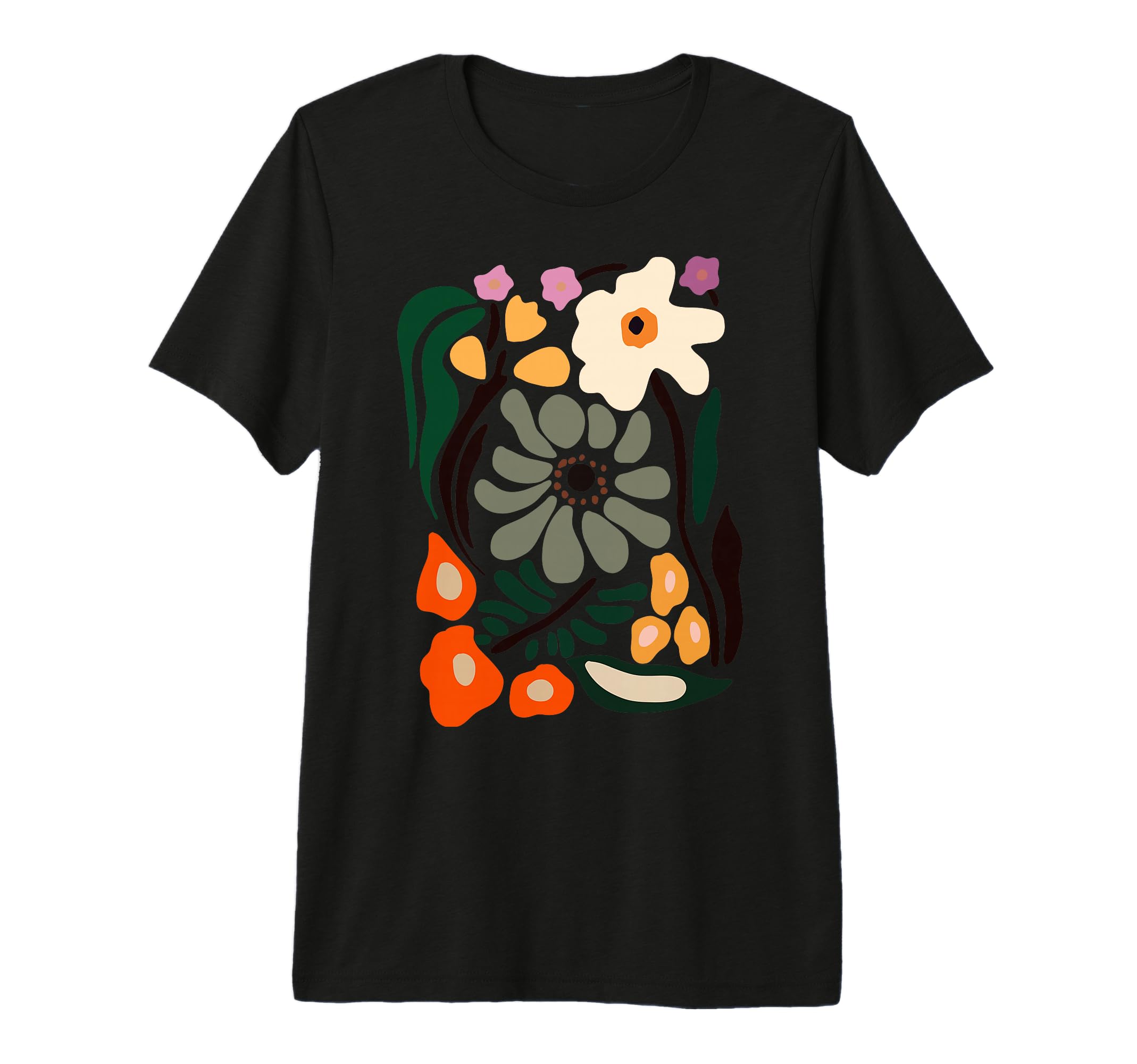 Boho Flower Aesthetic Paint Summer T-Shirt - Graphic Print for Adults - T-Shirt, Sweatshirt, Hoodie