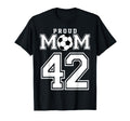 Number 42 Custom Proud Soccer Futbol T-Shirt - Aesthetic Graphic Unisex - T-Shirt, Sweatshirt, Hoodie