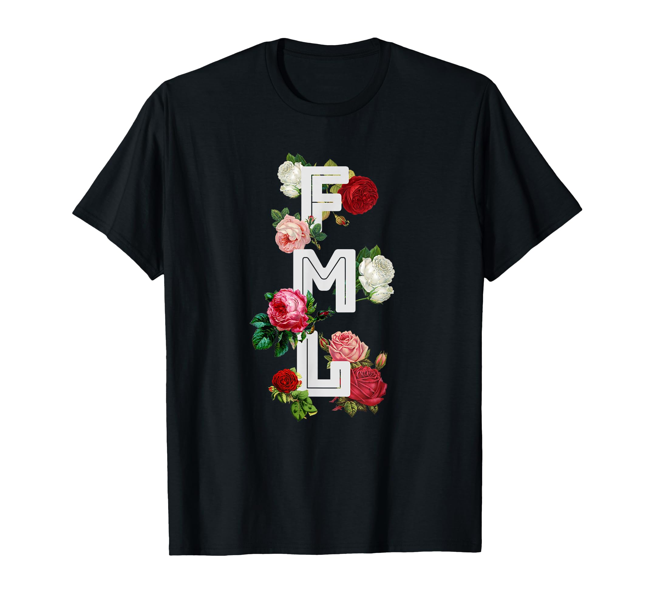 Fml Fuck My Life 90S Rose E E Aesthetic T-Shirt - Graphic Print for Adults - T-Shirt, Sweatshirt, Hoodie