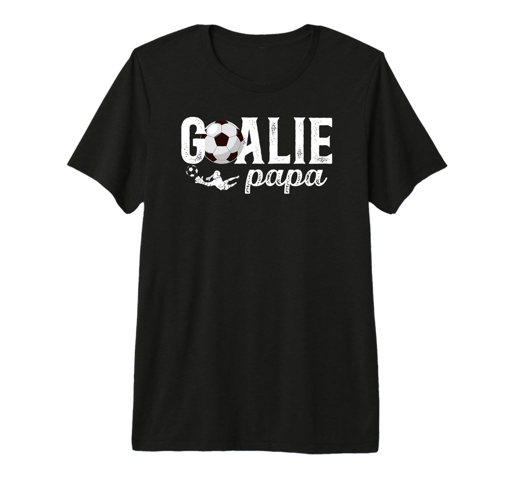 Mens Soccer Goalie Papa Soccer T-Shirt - Custom Art Print Unisex - T-Shirt, Sweatshirt, Hoodie