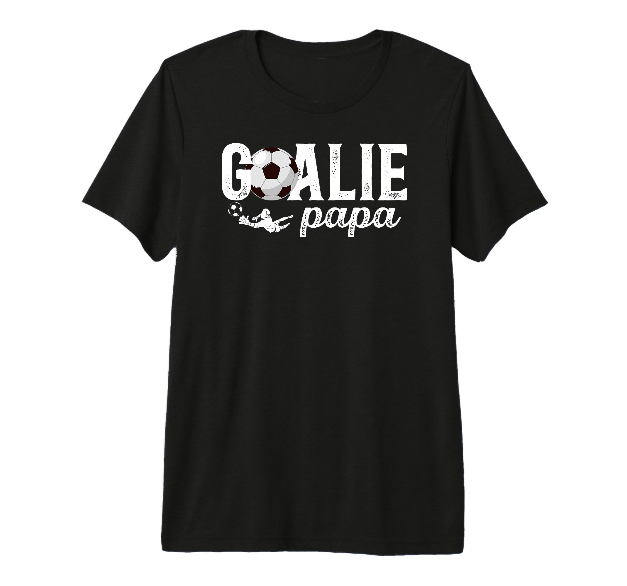 Mens Soccer Goalie Papa Soccer T-Shirt - Custom Art Print Unisex - T-Shirt, Sweatshirt, Hoodie