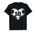 Soccer Number 18 Jersey Funny T-Shirt - Aesthetic Graphic for Adults - T-Shirt, Sweatshirt, Hoodie