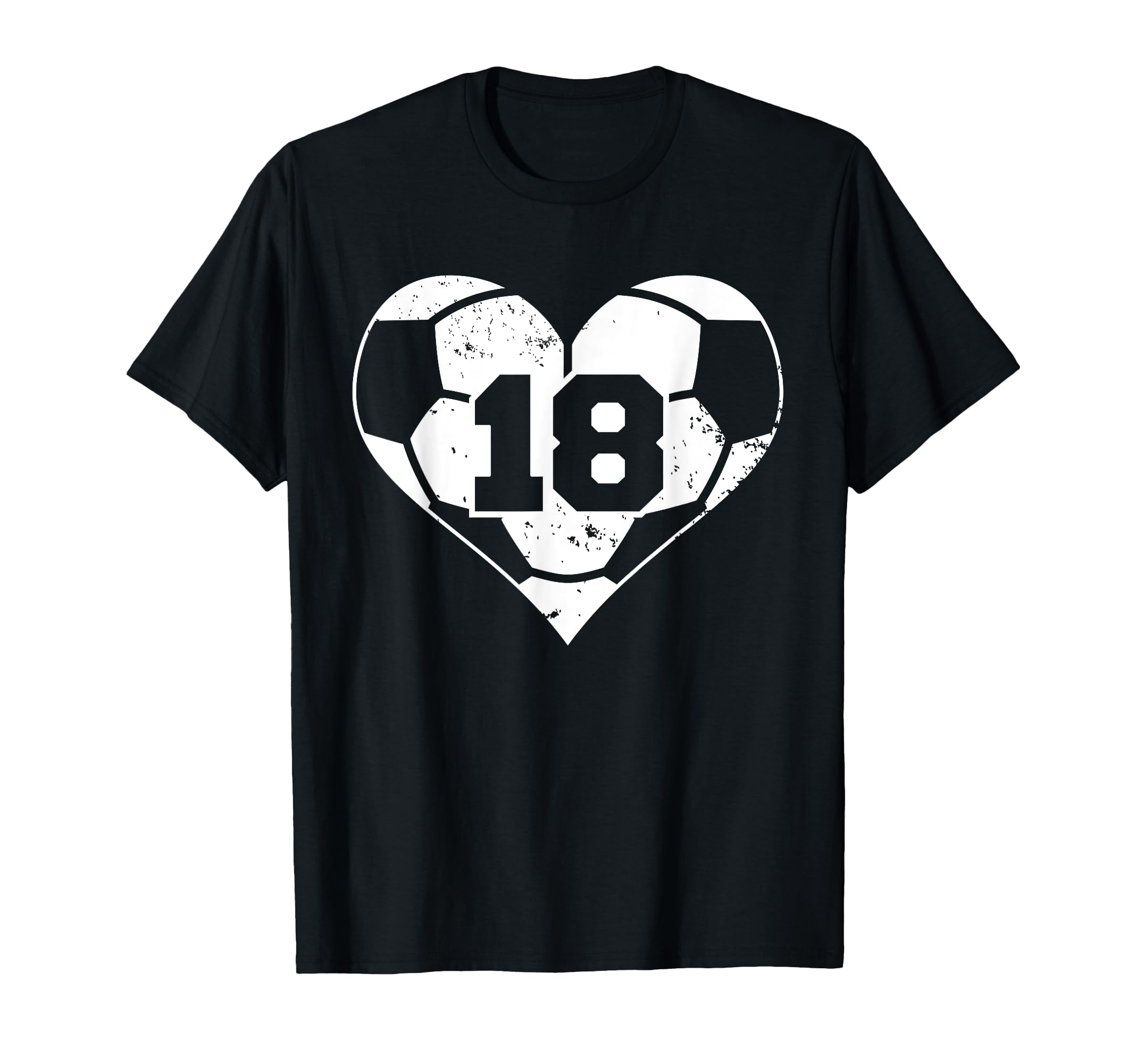 Soccer Number 18 Jersey Funny T-Shirt - Aesthetic Graphic for Adults - T-Shirt, Sweatshirt, Hoodie