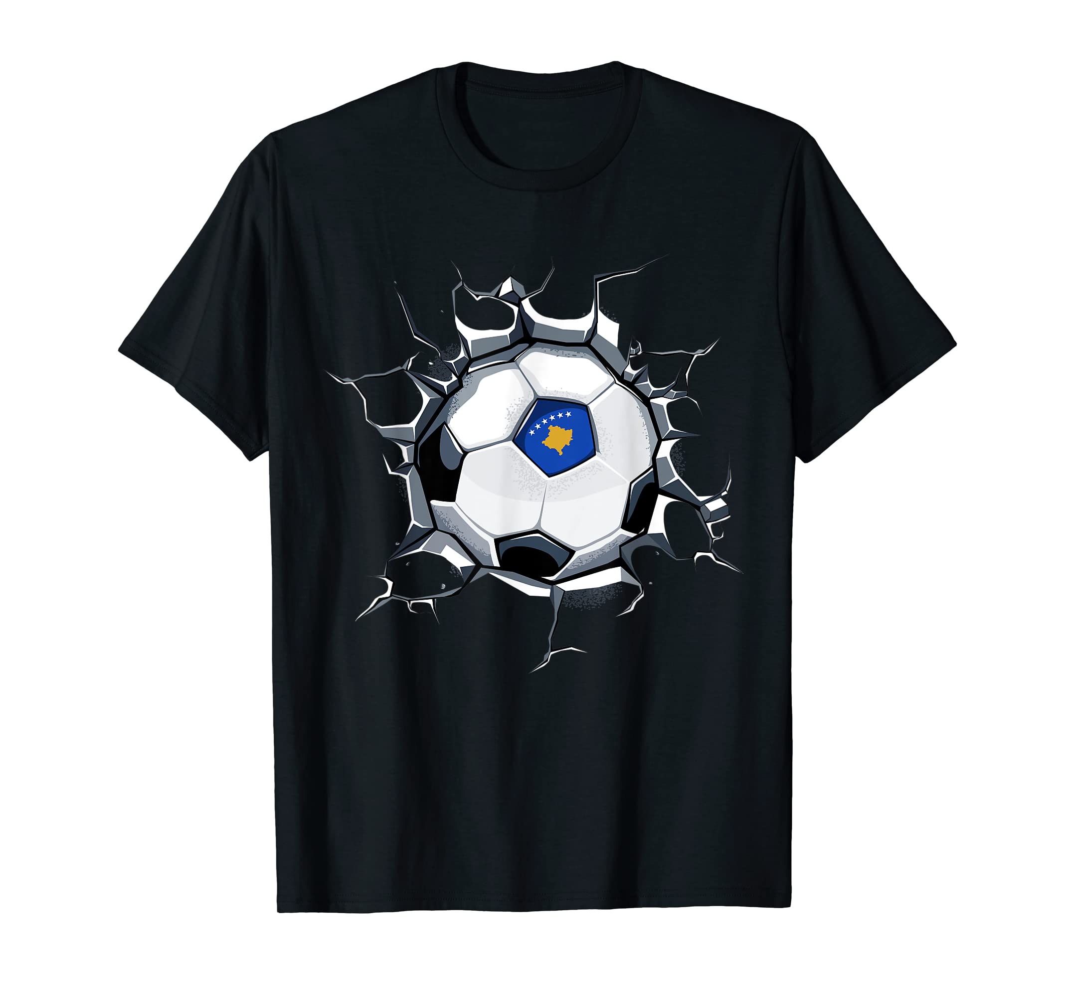Kosovo Soccer Fans Jersey Kosovar T-Shirt - Minimalist Print for Adults - T-Shirt, Sweatshirt, Hoodie