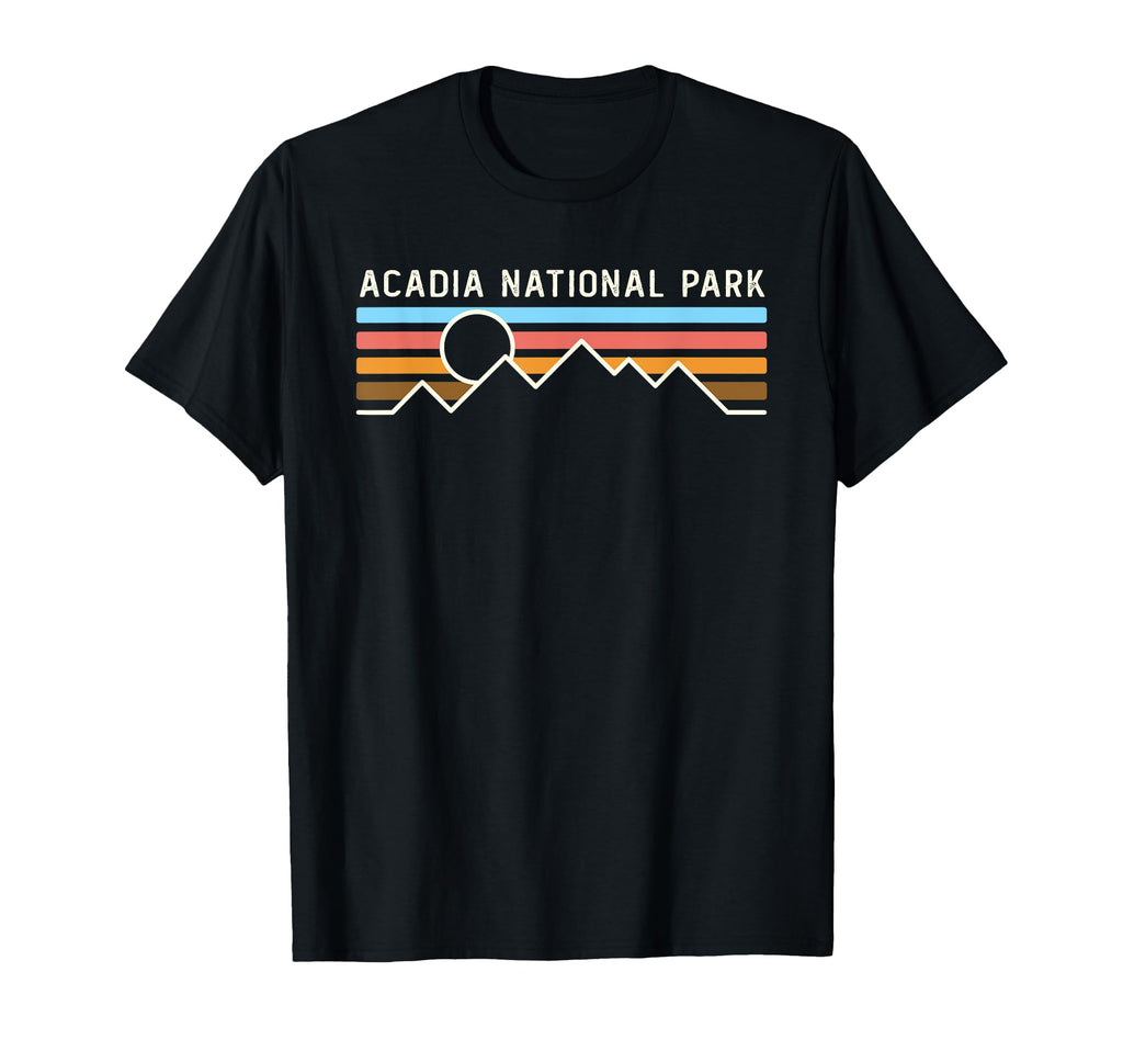 Acadia National Park Mountain Lines T-Shirt - Trendy Graphic Men Women - T-Shirt, Sweatshirt, Hoodie