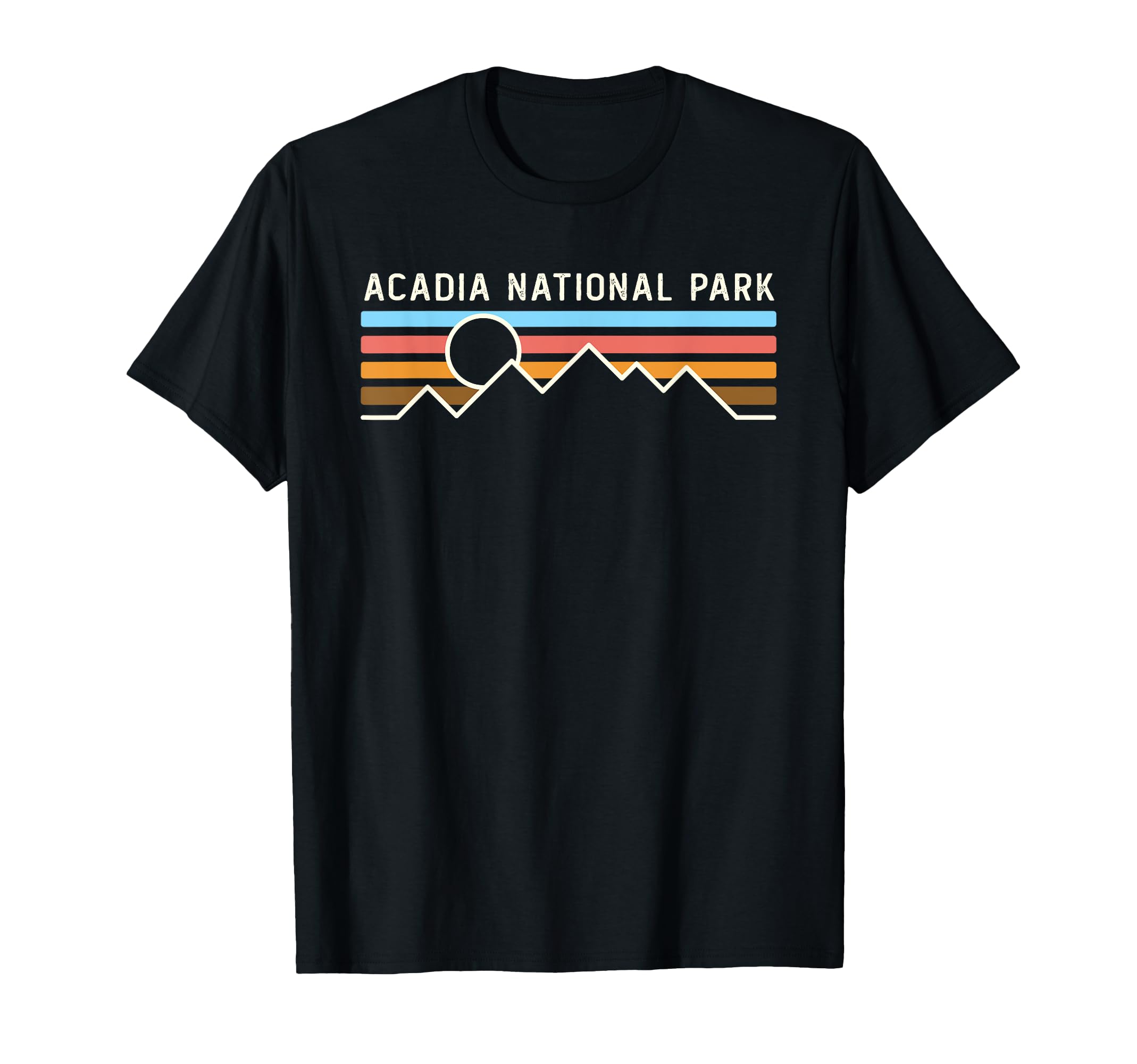 Acadia National Park Mountain Lines T-Shirt - Trendy Graphic Men Women - T-Shirt, Sweatshirt, Hoodie