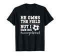 I Own His Heart Soccer Girlfriend T-Shirt - Casual Everyday Wear Men Women - T-Shirt, Sweatshirt, Hoodie