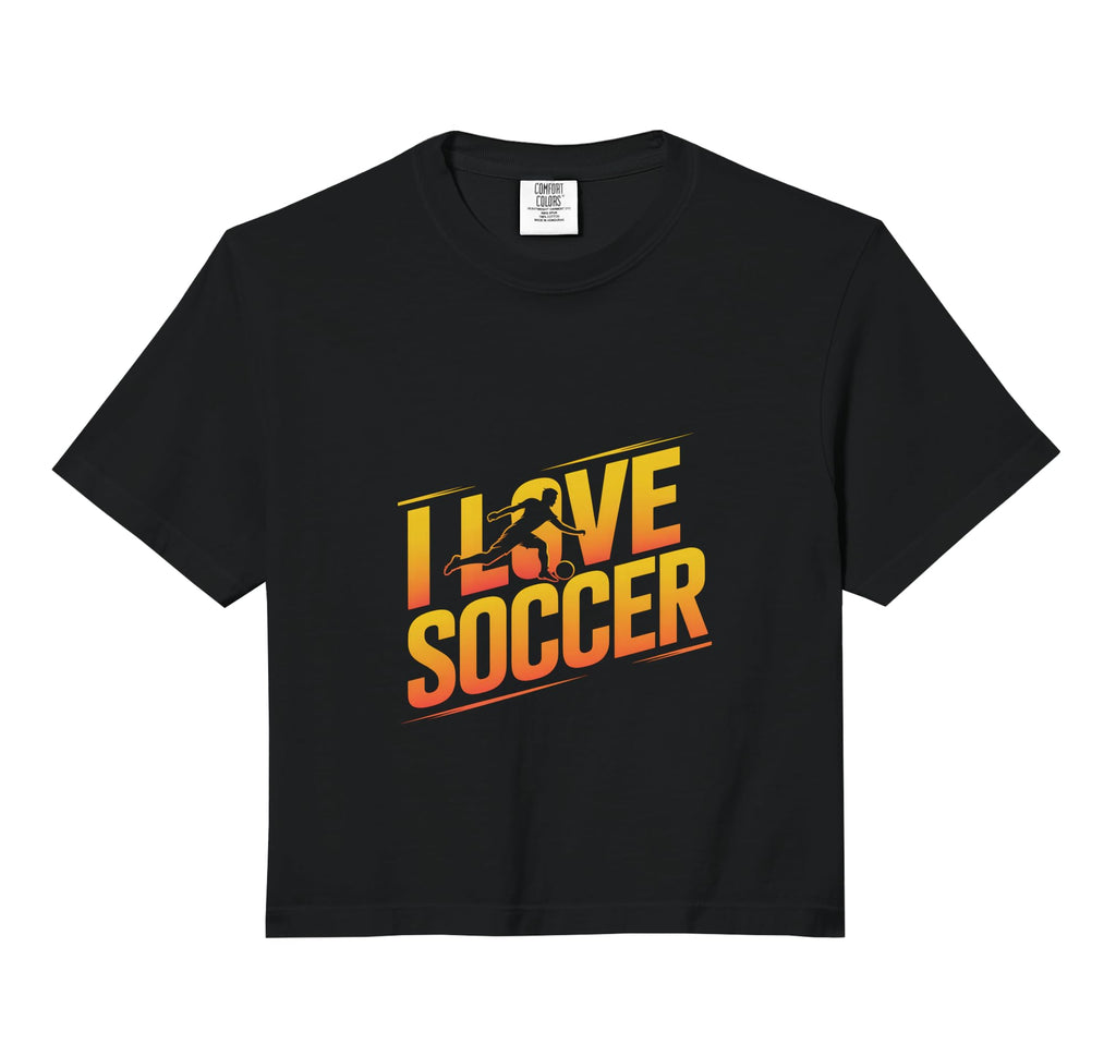 I Love Soccer Enthusiast Player T-Shirt - Aesthetic Graphic for Adults - T-Shirt, Sweatshirt, Hoodie
