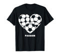 Soccer Heart Passion Football T-Shirt - Aesthetic Graphic for Adults - T-Shirt, Sweatshirt, Hoodie